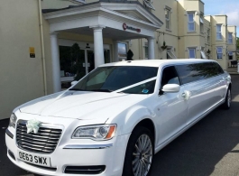 Chrysler 300 Limousine for weddings in Swindon